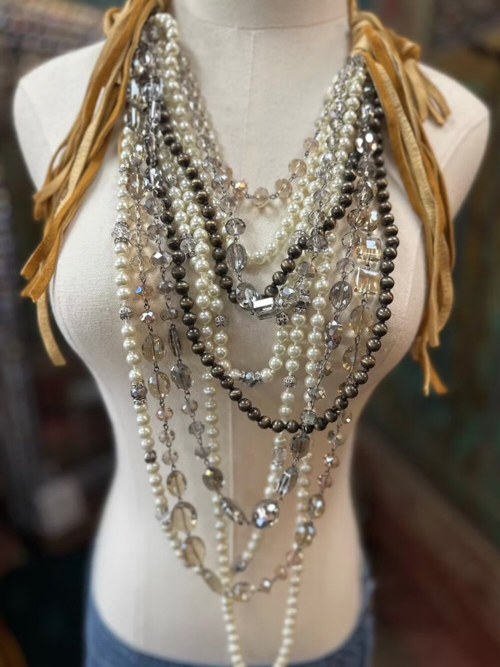 Art by Amy Labbe - City Girl Necklace - Picture 2 of 2